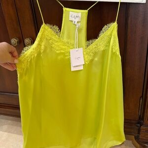 NWT Cami NYC Racerback Sz M Chartreuse